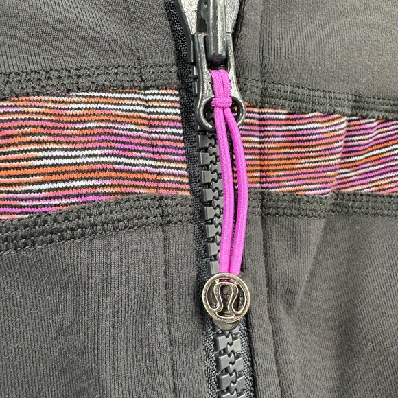 Lululemon Define Jacket Deep Coal Wee Are From Space Black March Multi Size 8 - Picture 5 of 6